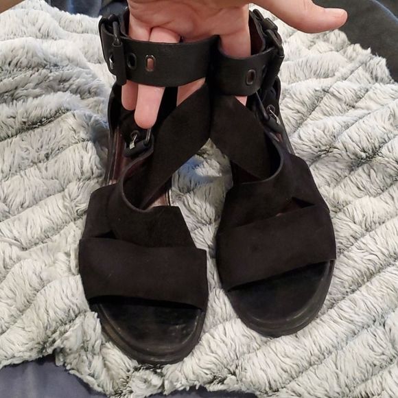 Rag & bone suede and leather Madrid sandals - Picture 9 of 14